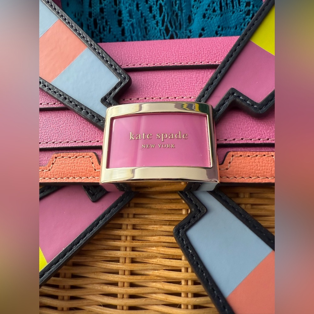 Kate Spade Tee Time Wicker 3D Windmill Bag - Picture 3 of 16